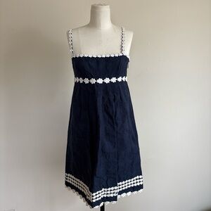Juicy Couture Navy and White Dress